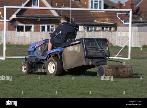 football pitch grass cutting